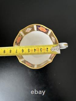 Royal Crown Derby Imari 6878 Cup & Saucer Set Bone China Gold Rim 1924
