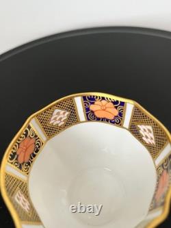 Royal Crown Derby Imari 6878 Cup & Saucer Set Bone China Gold Rim 1924