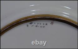 Royal Doulton 15 Pc Tea Set Demitasse Cup Saucer Plate Exotic Birds Gold Beads