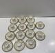 Royal Doulton Belmont Gold, Fine Bone China, 14 X Coffee Cup & Saucers H4991