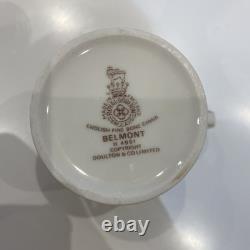 Royal Doulton BELMONT Gold, Fine Bone China, 14 x Coffee Cup & Saucers H4991