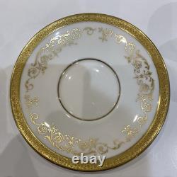 Royal Doulton BELMONT Gold, Fine Bone China, 14 x Coffee Cup & Saucers H4991
