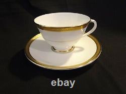 Royal Doulton China Royal Gold Set of 4 Cups and Saucers