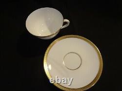 Royal Doulton China Royal Gold Set of 4 Cups and Saucers
