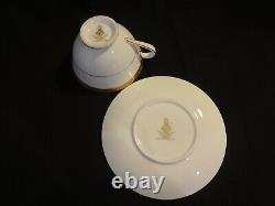 Royal Doulton China Royal Gold Set of 4 Cups and Saucers