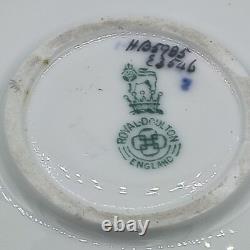 Royal Doulton Cobalt Blue Gilded Small Cup and Saucer