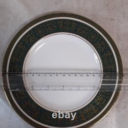 Royal Doulton Elegant Gold Rimmed Porcelain Dinner Set 24-Piece Vintage Design