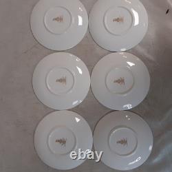 Royal Doulton Elegant Gold Rimmed Porcelain Dinner Set 24-Piece Vintage Design