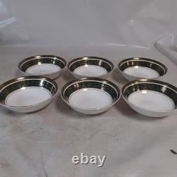 Royal Doulton Elegant Gold Rimmed Porcelain Dinner Set 24-Piece Vintage Design