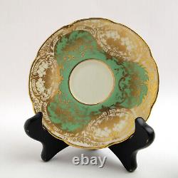 Royal Doulton c1929 Set of 11 Demitasse Cups & Saucers Green Gold BB2693B V603