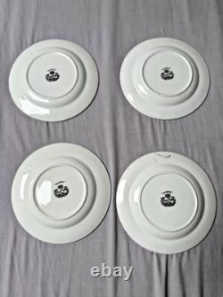 Royal Grafton Majestic Fine Bone China Tea Set Vintage 4 Cups Saucers Plates ENG