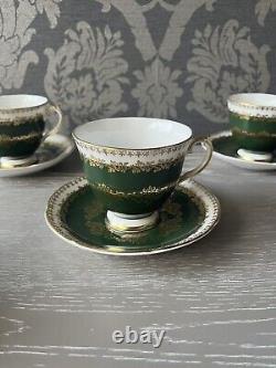 Royal Grafton bone china cup and saucer Set of five