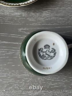 Royal Grafton bone china cup and saucer Set of five