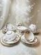 Royal Standard 1940s Tea Set Bone China Roses Gold 6 Cups Uk