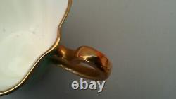 Royal Stuart Spencer Stevenson harlequin gilded part tea set