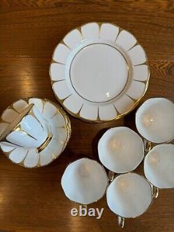 Royal Vale Daisy Strike Tea Set. Cup Saucer Side Plate Set Of 6 VGC Free P&P