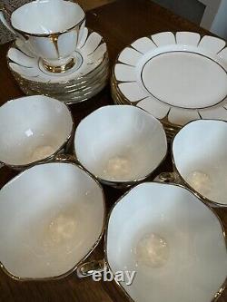 Royal Vale Daisy Strike Tea Set. Cup Saucer Side Plate Set Of 6 VGC Free P&P
