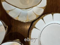 Royal Vale Daisy Strike Tea Set. Cup Saucer Side Plate Set Of 6 VGC Free P&P
