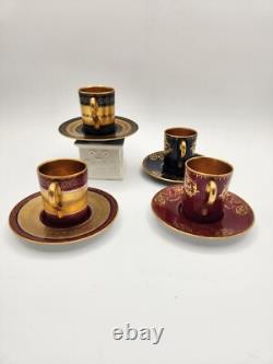 Royal Vienna Style Demitasse Cups & Saucers. Amazing! Cherubs