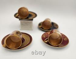 Royal Vienna Style Demitasse Cups & Saucers. Amazing! Cherubs