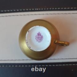 Royal Worcester Antique Gilded Cabinet Cup & Saucer Summer Fruits Ricketts (sf)