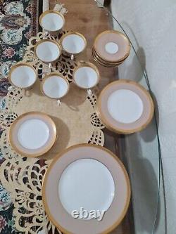 Royal Worcester Bone China Athena Greek Key Set Of 30 As See On Pictures