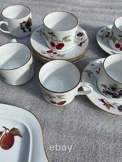 Royal Worcester Evesham Gold For tea lovers, a great set and rare teapot £108
