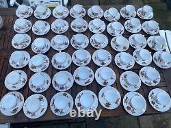 Royal Worcester Evesham Gold Quantity For Entertaining 46 Tea cups Etc £ 170