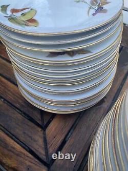 Royal Worcester Evesham Gold Quantity For Entertaining 46 Tea cups Etc £ 170