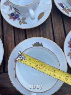 Royal Worcester Evesham Gold Quantity For Entertaining 46 Tea cups Etc £ 170