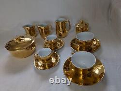 Royal Worcester Gold Lustre Various Porcelain Pieces