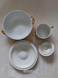 Royal Worcester Gold Lustre Various Porcelain Pieces