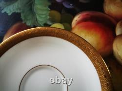Royal Worcester Tea Coffee Cups & Saucers Ambassador Pattern Vintage