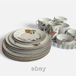 Royal Worchester 47-Piece Tableware Set, Evesham Pattern, Gold Rim, 1961