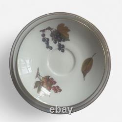 Royal Worchester 47-Piece Tableware Set, Evesham Pattern, Gold Rim, 1961