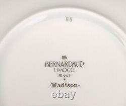 SET of (3) Bernardaud Limoges Madison Gold Flat Cups & Saucers