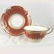 Spode Lancaster Crimson R8952 Tea Cup & Saucer New Never Used Made In England