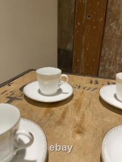 Schlesische Porzellanfabrik Louis Lowinsohn Tea Cups And Saucers Gold Trim