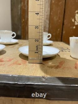 Schlesische Porzellanfabrik Louis Lowinsohn Tea Cups And Saucers Gold Trim