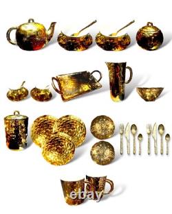 Seletti Mugs & Espresso Cups, Saucers & Spoons Fingers Gold PREOWNED £164 RRP