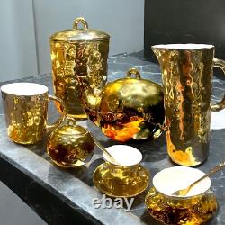 Seletti Mugs & Espresso Cups, Saucers & Spoons Fingers Gold PREOWNED £164 RRP