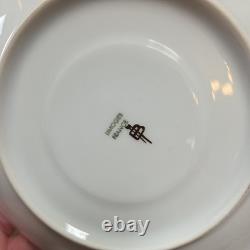 Set 21 pieces Limoges France Porcelain Gold Rimmed Cups/milk jug/sugar Saucer