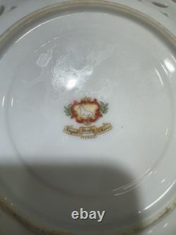 Set 4 Vintage Japan Tea Cups & Saucers Floral Gold 1 Royal Sealy Marked