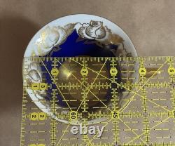 Set 5 Vintage Rosenthal Kronach Bavaria Goldrose Cups & Saucers Cobalt & Gold