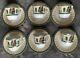 Set 6 Porcelain Cups & Saucers Pharaonic Made In Egypt King Tut 24k Gold Finish