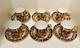 Set 6 Royal Crown Derby Imari 2451 Coffee Cups & Saucers