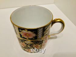 Set 6 Royal Crown Derby Imari 2451 Coffee Cups & Saucers