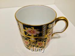 Set 6 Royal Crown Derby Imari 2451 Coffee Cups & Saucers