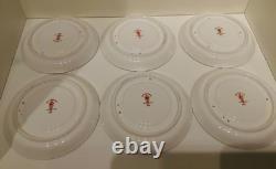 Set 6 Royal Crown Derby Imari 2451 Coffee Cups & Saucers 1927