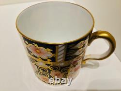 Set 6 Royal Crown Derby Imari 2451 Coffee Cups & Saucers